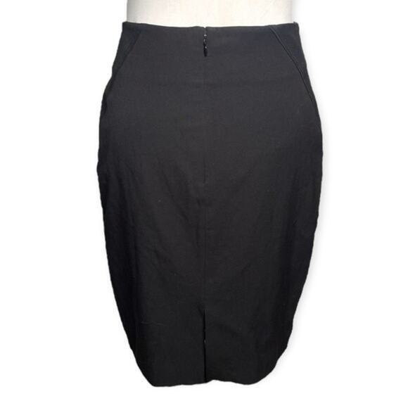 White House Black Market Midi Pencil Skirt Black Size 4 - Picture 2 of 8